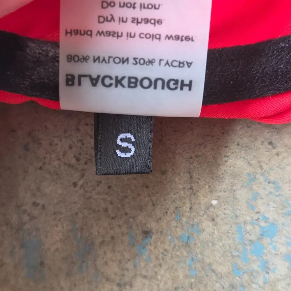 Blackbough Swim Red Bikini Size S Cheeky Bottoms Underwire Top Swimsuit - Picture 8 of 10